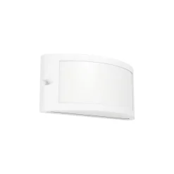 Eglo Vägglampa Poggiarello Vit | IP54 - Passande för 1x E14