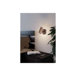 Eglo Vägglampa Portillo Stål Mässing | Passande för GU10
