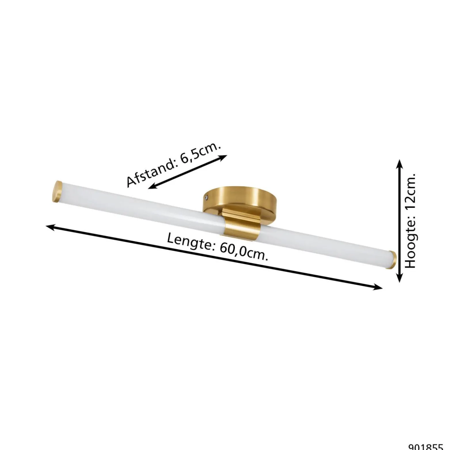 Eglo Vägglampa Ramola Stål Guld 11W 1200lm - 830-865 Justerbar Vit | IP44