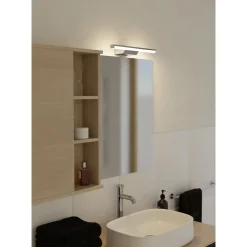 Eglo Vägglampa Regello-Z Plast Krom 12W 1350lm - 827-865 Justerbar Vit | IP44 - Dimbar