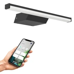Eglo Vägglampa Regello-Z Plast Svart 12W 1350lm - 827-865 Justerbar Vit | IP44 - Dimbar
