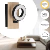 Eglo Vägglampa Rielves Trä Svart 4W 500lm - 830 Varm Vit