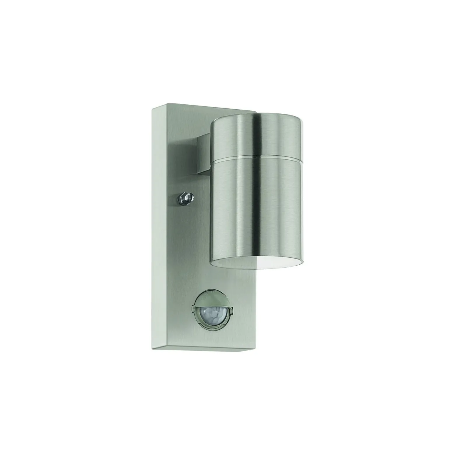 Eglo Vägglampa Riga 5 Rostfritt Stål 2W 250lm - 830 Varm Vit | IP44 - Rörelsesensor