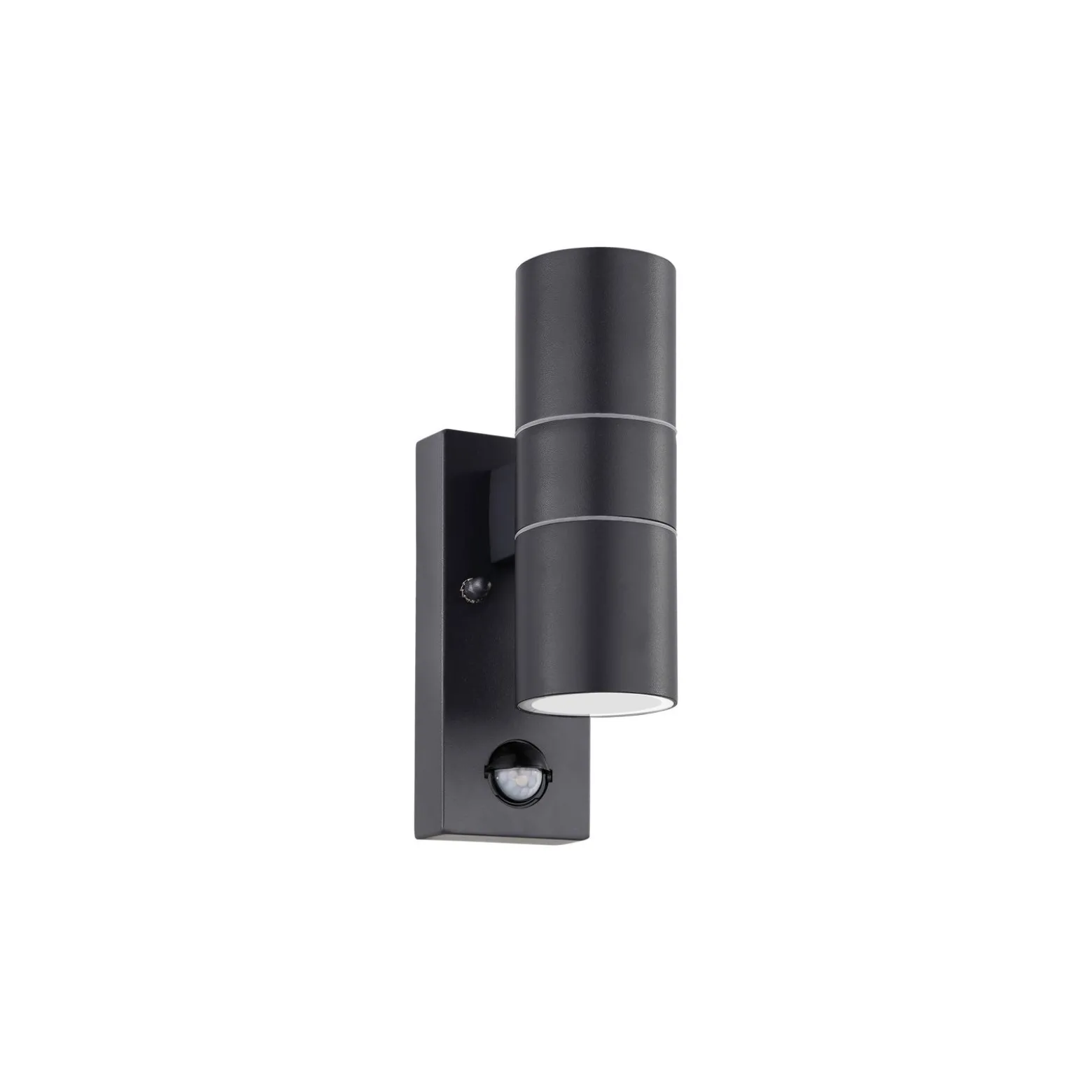 Eglo Vägglampa Riga 5 Stål Antracit Up & Down 2W 250lm - 830 Varm Vit | IP44 - Rörelsesensor