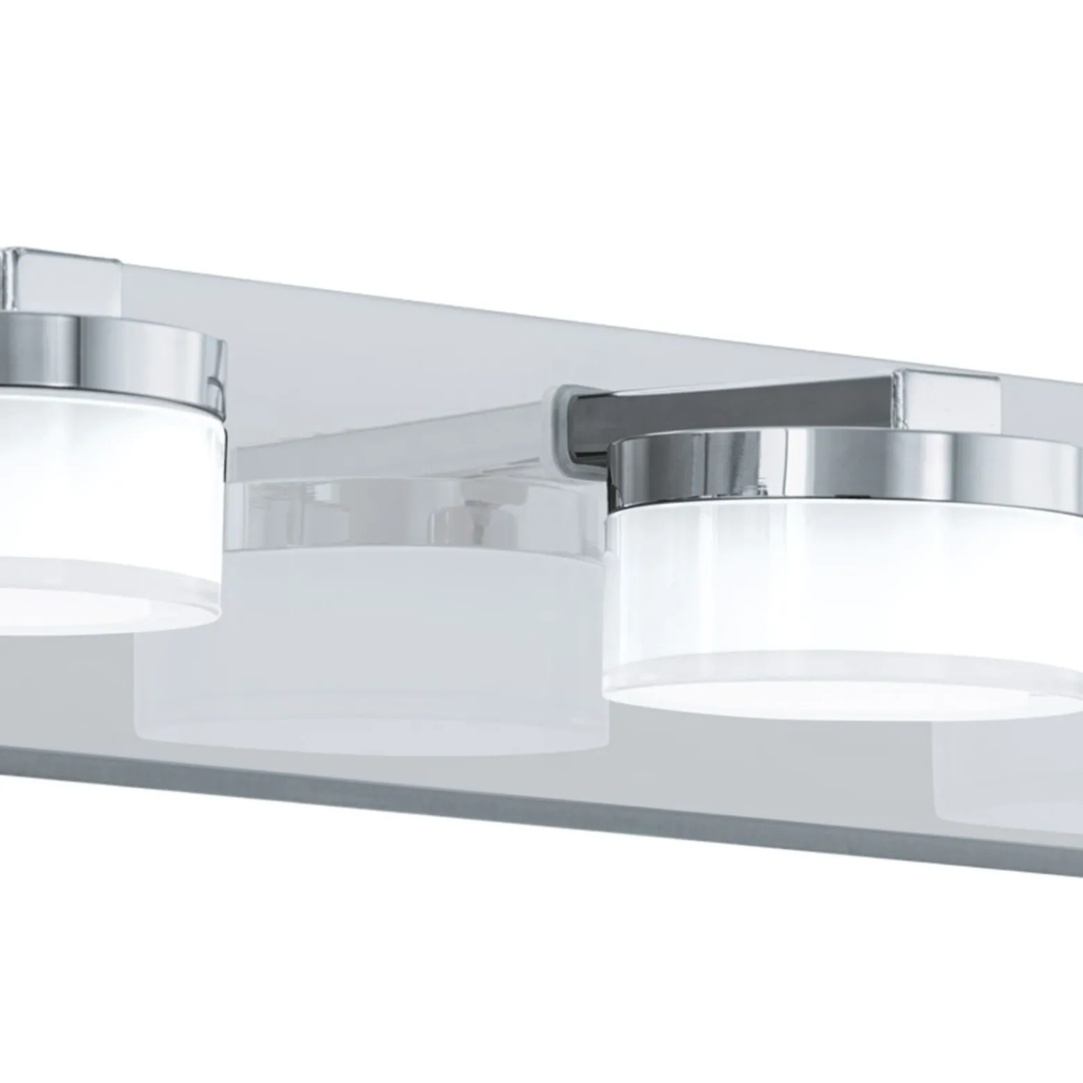 Eglo Vägglampa Romendo 1 Stål Krom 72W 1620lm - 830 Varm Vit | IP44 - Dimbar