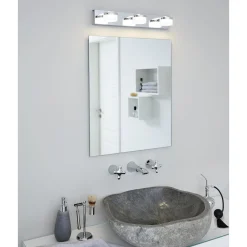 Eglo Vägglampa Romendo 1 Stål Krom 72W 1620lm - 830 Varm Vit | IP44 - Dimbar