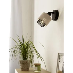 Eglo Vägglampa Rosley Stål Svart | Passande För 1x E14
