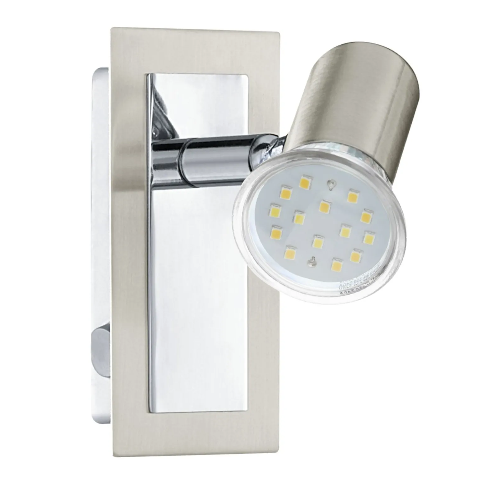 Eglo Vägglampa Rottelo Stål Grå 4W 400lm - 830 Varm Vit