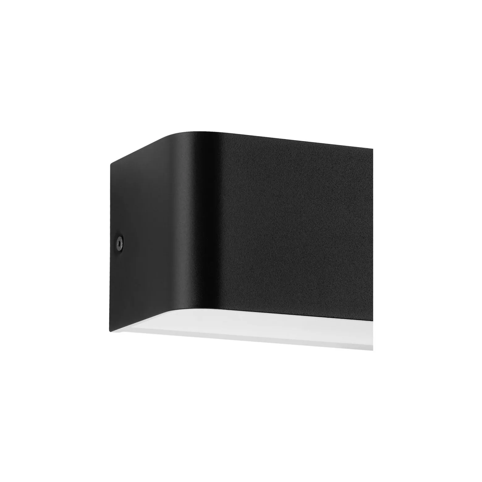 Eglo Vägglampa Sania 4 Aluminium Svart Vit 12W 1400lm - 830 Varm Vit | IP20