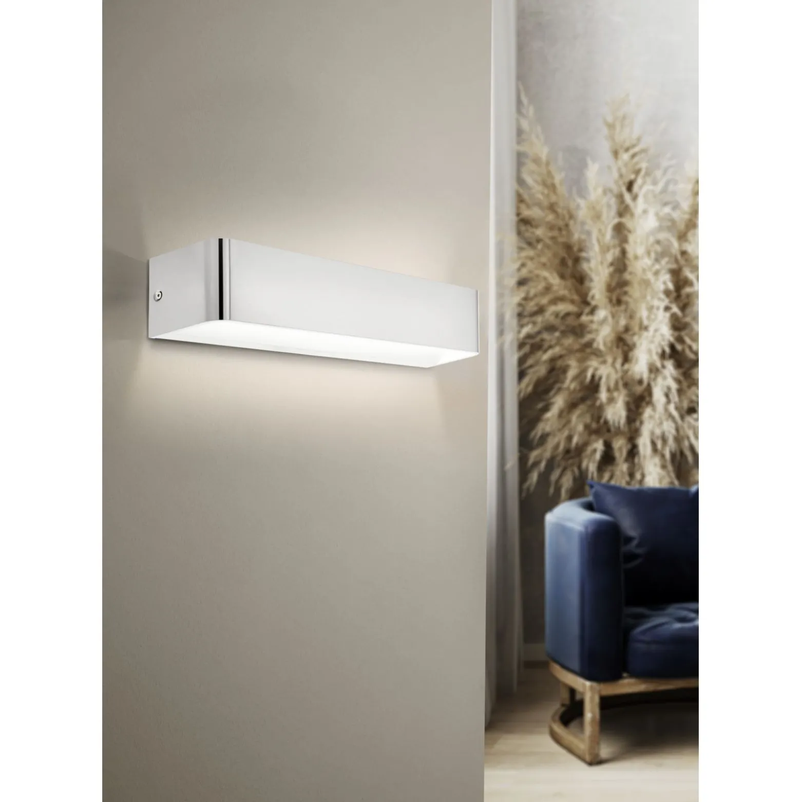 Eglo Vägglampa Sania 4 Aluminium 12W 1400lm - 830 Varm Vit