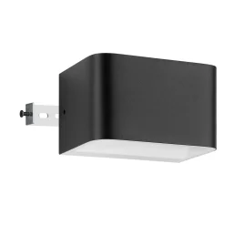 Eglo Vägglampa Sania 4 Aluminium Svart Vit 6W 670lm - 830 Varm Vit