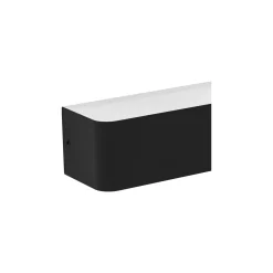 Eglo Vägglampa Sania 5 Stål Svart Vit 26.5W 3200lm - 830 Varm Vit | IP44