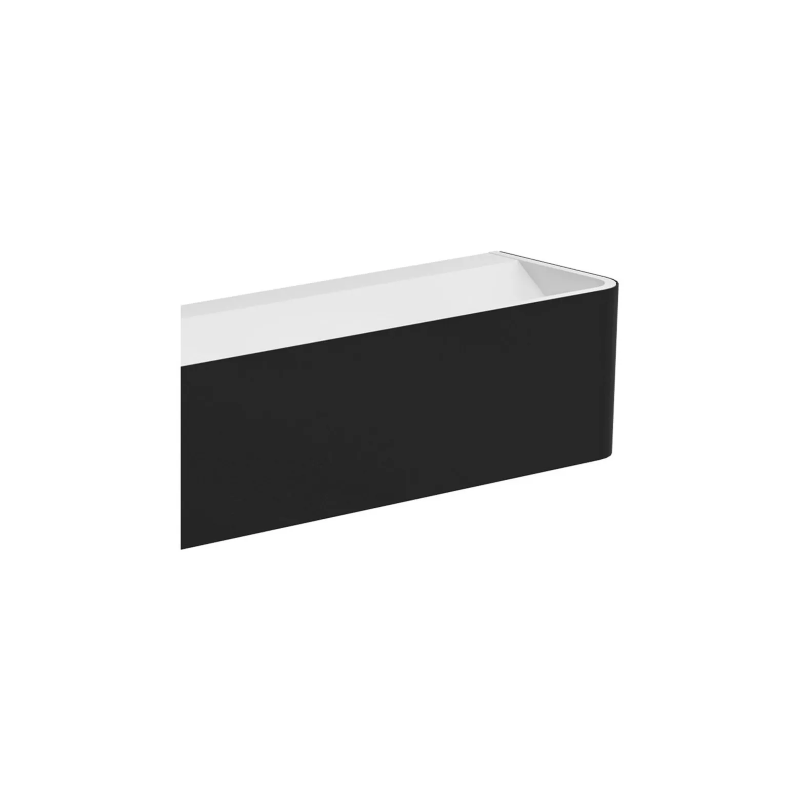 Eglo Vägglampa Sania 5 Stål Svart Vit 26.5W 3200lm - 830 Varm Vit | IP44