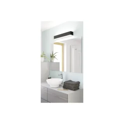 Eglo Vägglampa Sania 5 Stål Svart Vit 26.5W 3200lm - 830 Varm Vit | IP44