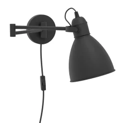 Eglo Vägglampa San Peri Stål Svart | Passande För 1x E27