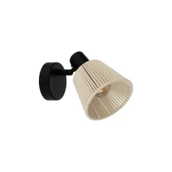 Eglo Vägglampa Seagard Stål Svart | IP20 - Passande för 1x E14