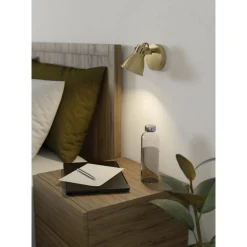 Eglo Vägglampa Seras Stål Guld 2W 250lm - 830 Varm Vit
