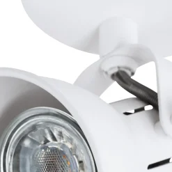 Eglo Vägglampa Seras 1 Stål Vit 2W 250lm - 830 Varm Vit