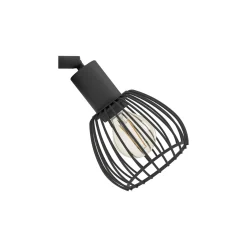 Eglo Vägglampa Sonni Stål Svart | IP20 - Passande för 1x E14