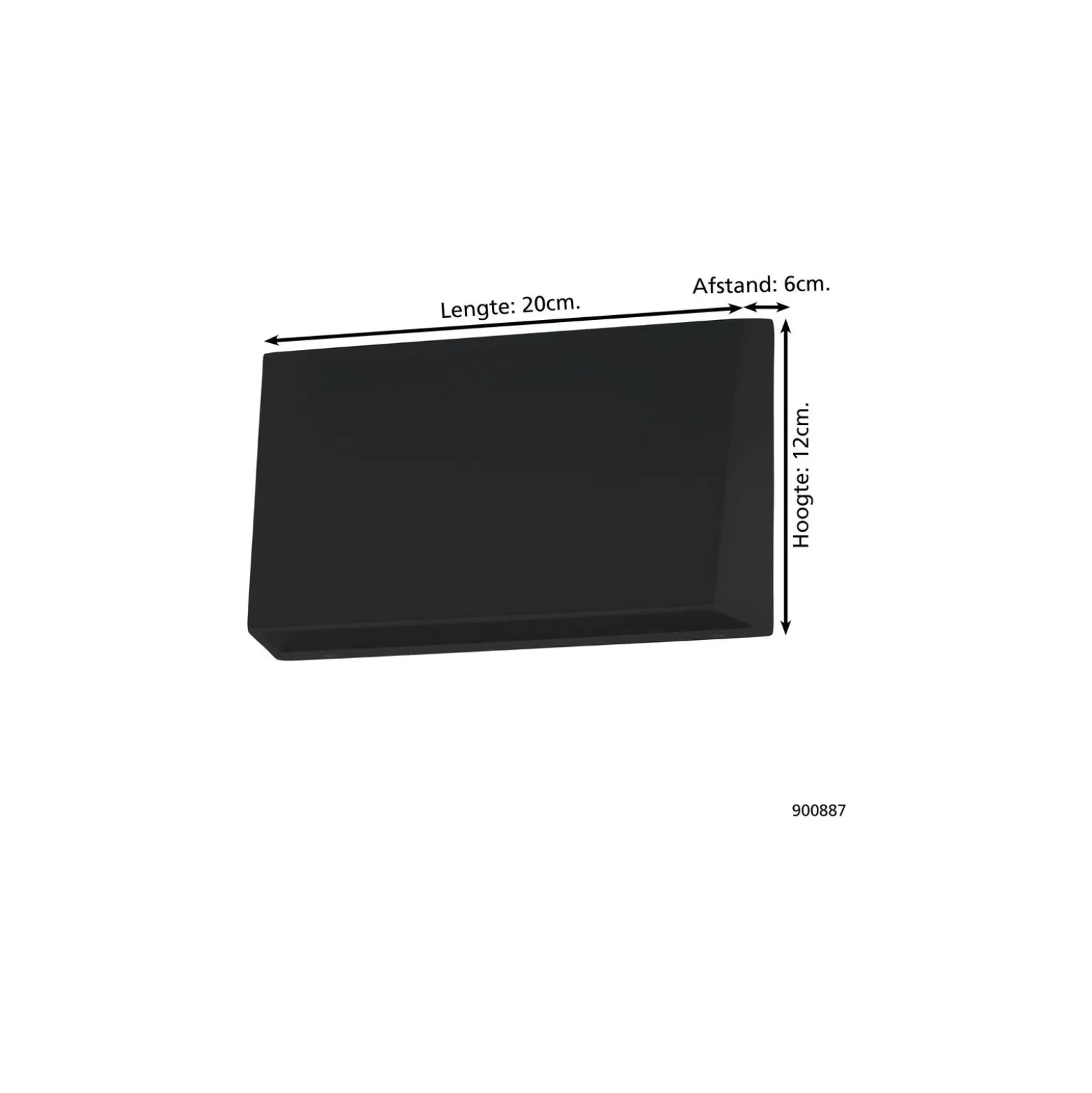 Eglo Vägglampa Spongano Aluminium Svart 9W 1100lm - 830-840-850-865 CCT | IP65