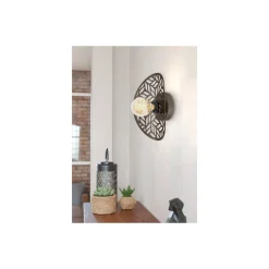 Eglo Vägglampa Swaby Stål Brons | IP20 - Passande för 1x E27