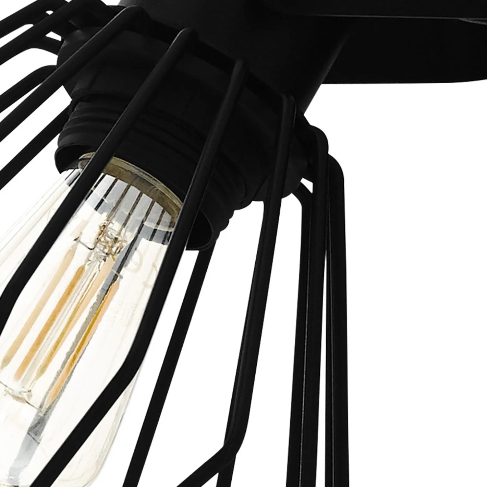 Eglo Vägglampa Tabillano Stål Svart | Passande För 1x E27