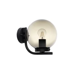 Eglo Vägglampa Taverna Stål Svart | IP44 - Passande för 1x E27