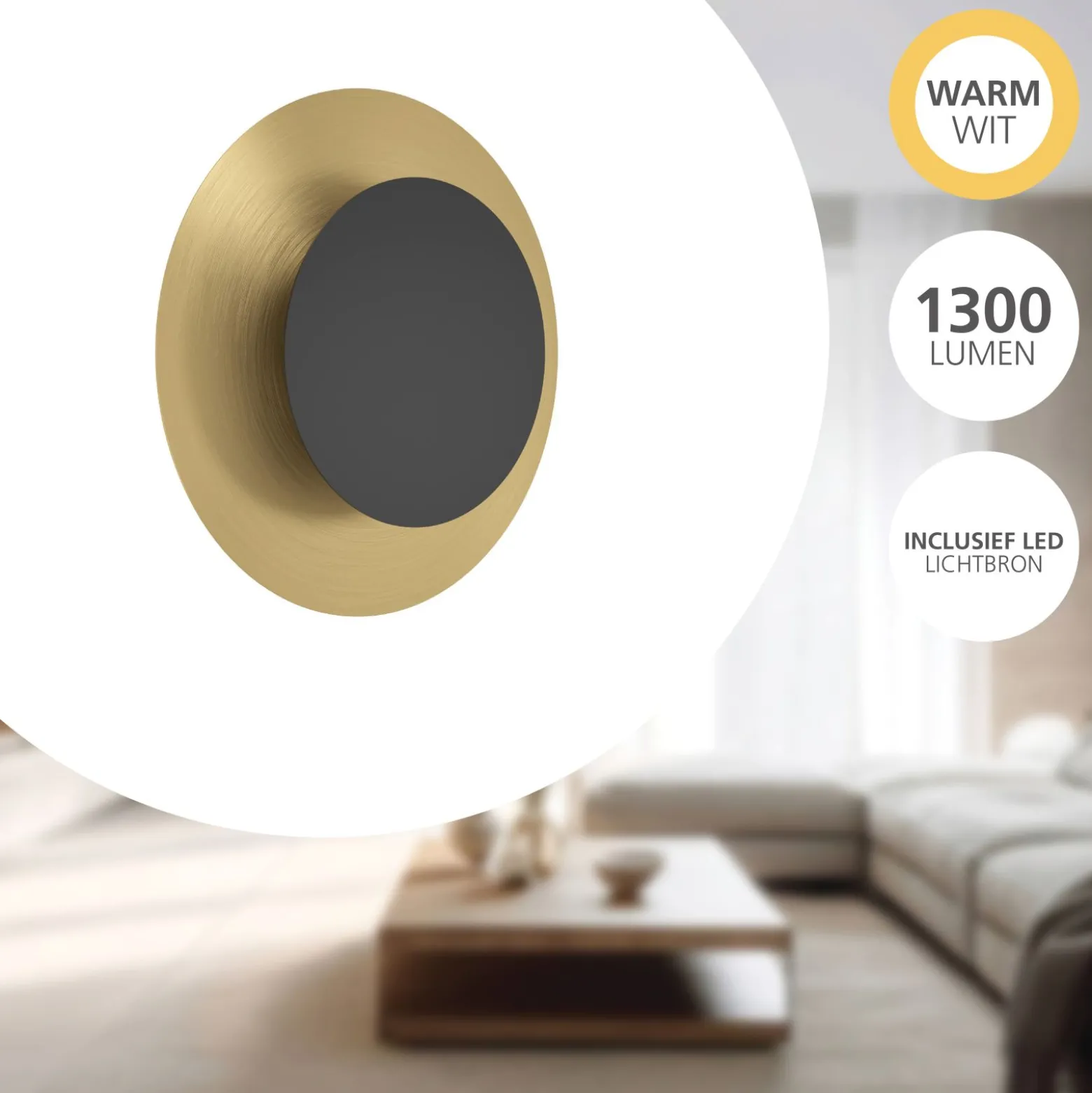 Eglo Vägglampa Tocina Stål Svart 11W 1300lm - 830 Varm Vit