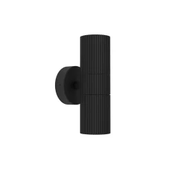 Eglo Vägglampa Tomelloso Utomhus Aluminium Svart Up & Down | Passande för 2x GU10