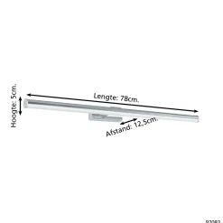Eglo Vägglampa Vadumi Plast Krom 14W 1700lm - 840 Kallvit | IP44