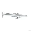 Eglo Vägglampa Vadumi Plast Krom 11W 1350lm - 840 Kallvit | IP44