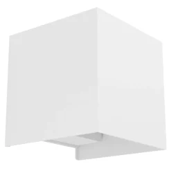Eglo Vägglampa Valmontone Aluminium Vit 15W 400lm - 830 Varm Vit