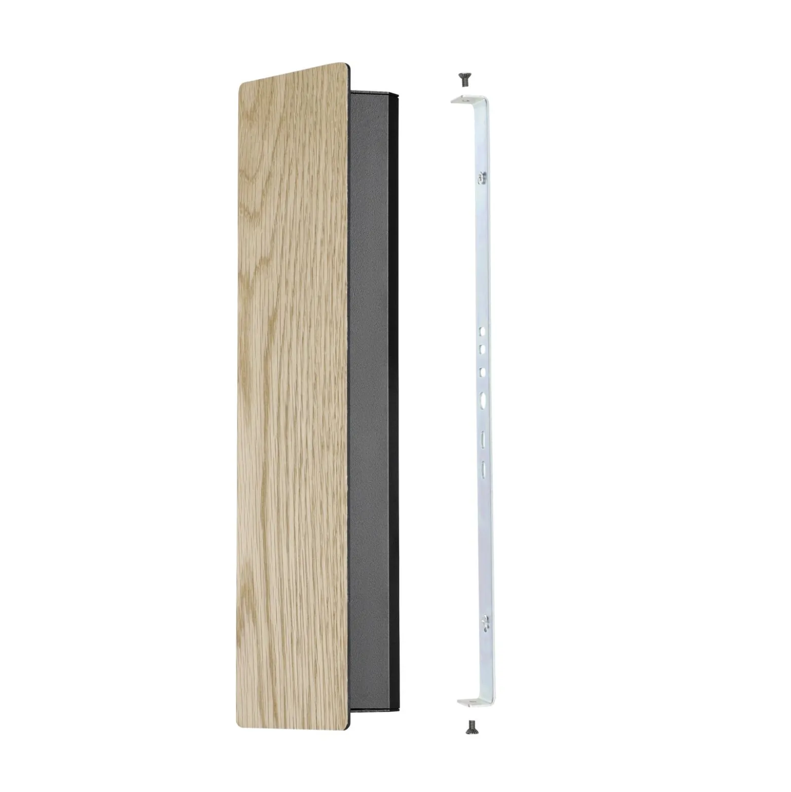 Eglo Vägglampa Zubialde Stål Svart Trä 12W 1550lm - 830 Varm Vit