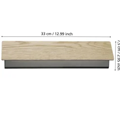 Eglo Vägglampa Zubialde Stål Svart Trä 12W 1550lm - 830 Varm Vit