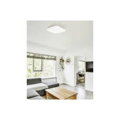Eglo Vägg och Taklampa Frania Stål Vit 5.5W 600lm - 830 Varm Vit | IP20