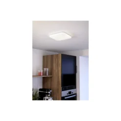 Eglo Vägg och Taklampa Frania-S Stål Vit 14.6W 1600lm - 830 Varm Vit | IP20