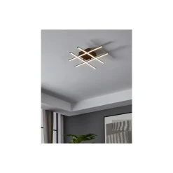 Eglo Vägg och Taklampa Lasana 3 Stål Aluminium Svart 5.3W 700lm - 830 Varm Vit | IP20
