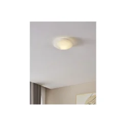 Eglo Vägg och Taklampa Mars Stål Vit | IP20 - Passande för 1x E27