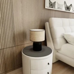 Emibig Bordslampa Aspen Stål Svart | Passande för 1x E27 - Max 15W