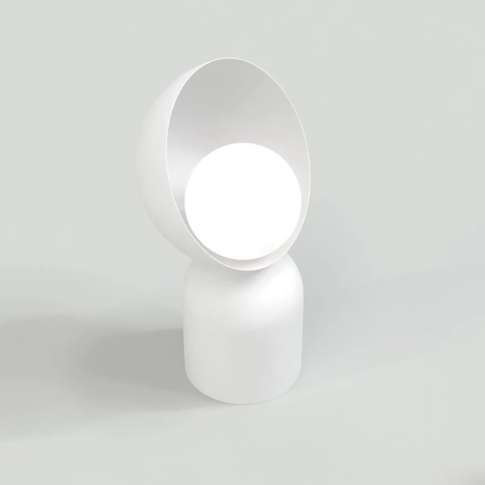 Emibig Bordslampa Boto Stål Vit | Passande för 1x G9 - Max 8W