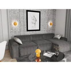 Emibig Bordslampa Mush Stål Apelsin | Passande för 2x G9 - Max 8W