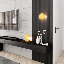 Emibig Bordslampa Mush Stål Apelsin | Passande för 2x G9 - Max 8W