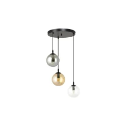 Emibig Pendellampa Cosmo Stål Svart | Passande för 3x E14 - Max 10W