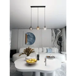 Emibig Pendellampa Cosmo Stål Svart | Passande för 3x E14 - Max 10W