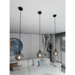 Emibig Pendellampa Cosmo Stål Svart | Passande för 1x E14 - Max 10W