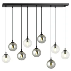 Emibig Pendellampa Cosmo Stål Svart | Passande för 9x E14 - Max 10W