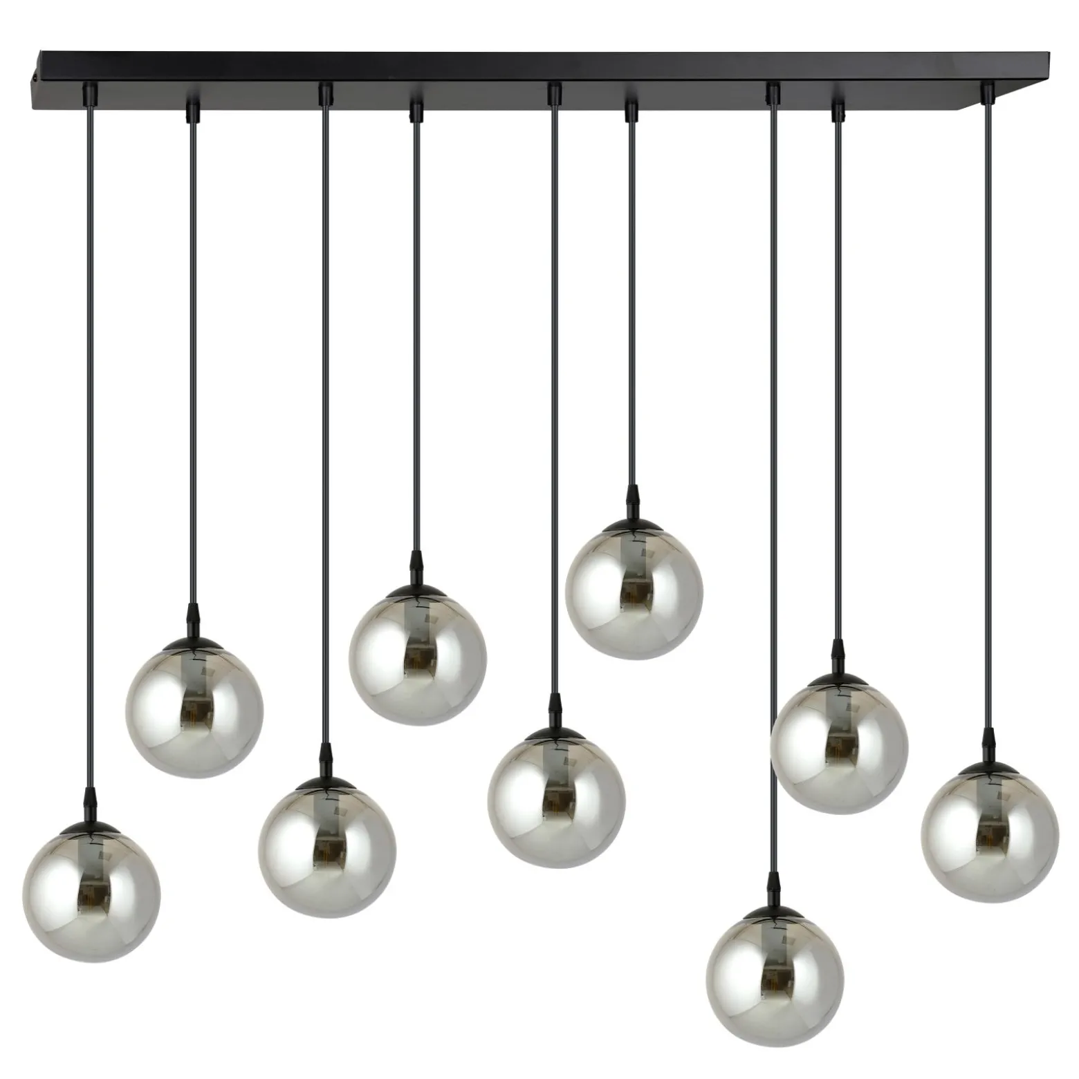 Emibig Pendellampa Cosmo Stål Svart | Passande för 9x E14 - Max 10W