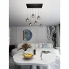 Emibig Pendellampa Cosmo Stål Svart | Passande för 6x E14 - Max 10W