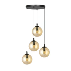 Emibig Pendellampa Cosmo Stål Svart | Passande för 4x E14 - Max 10W
