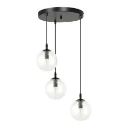 Emibig Pendellampa Cosmo Stål Svart | Passande för 3x E14 - Max 10W